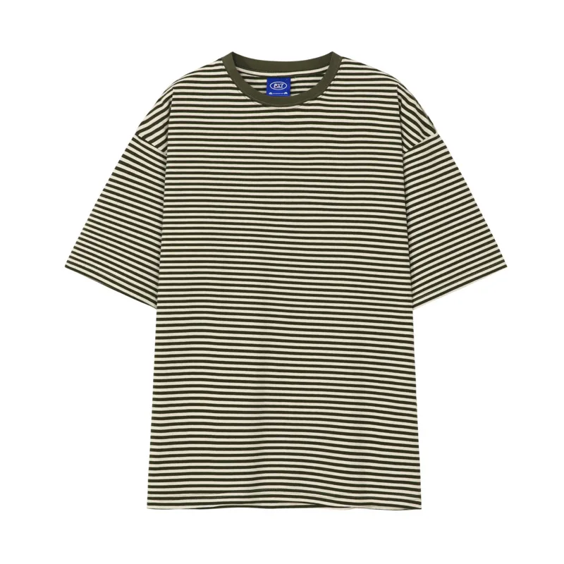 Summer Cotton Short-sleeved T-shirt Men's Fashion Casual O-neck Tshirt Men Streetwear Korean Loose Striped T Shirt Mens Tops
Summer Cotton Short-sleeved T-shirt Men's Fashion Casual O-neck Tshirt Men Streetwear Korean Loose Striped T Shirt Mens Tops