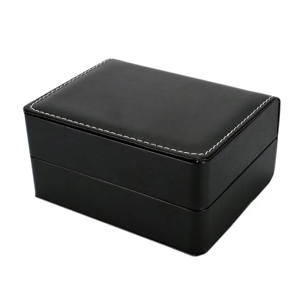 Black Portable Single Slot Wristwatch Box Leather Storage Case Organizer 14x11x7cm
Black Portable Single Slot Wristwatch Box Leather Storage Case Organizer 14x11x7cm