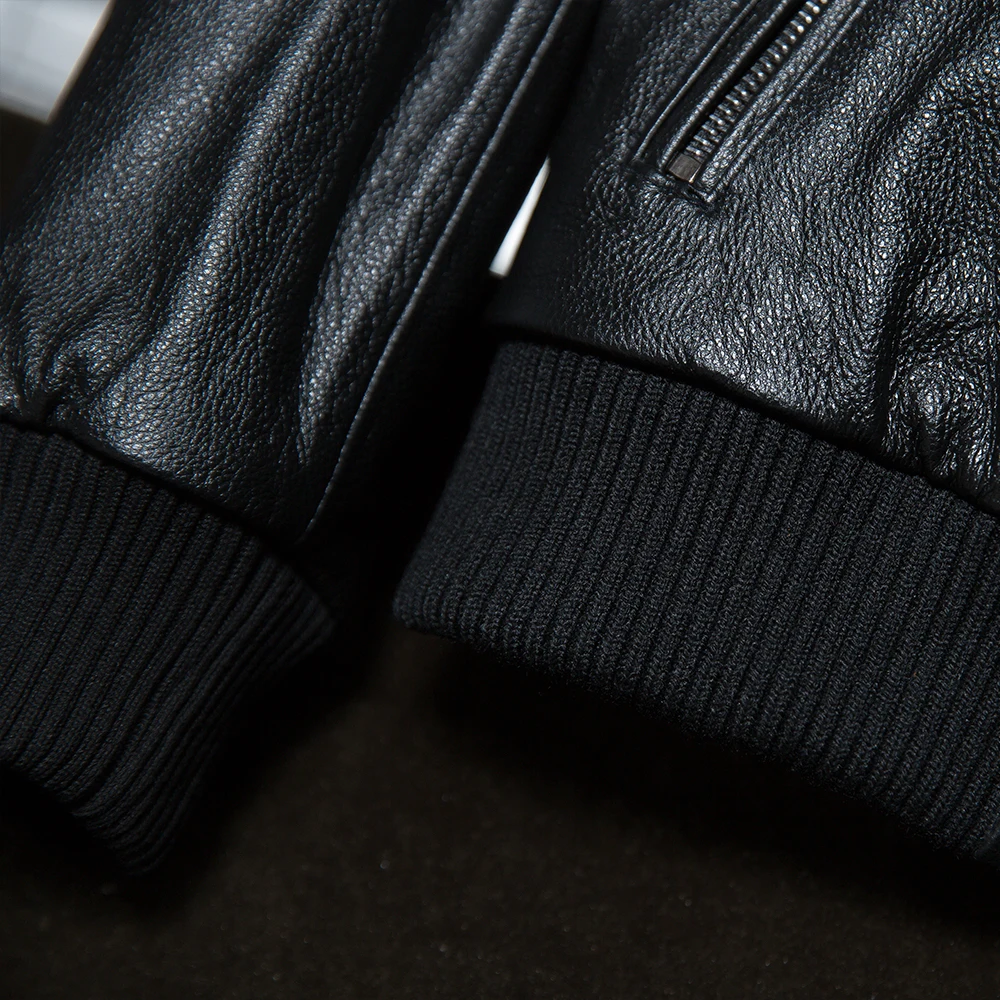 Genuine Leather Jacket Men Leather Jackets 100% Cowhide Male Coat Skin Clothing Autumn Asian Size 5XL Wholesale Drop Shipping
Genuine Leather Jacket Men Leather Jackets 100% Cowhide Male Coat Skin Clothing Autumn Asian Size 5XL Wholesale Drop Shipping