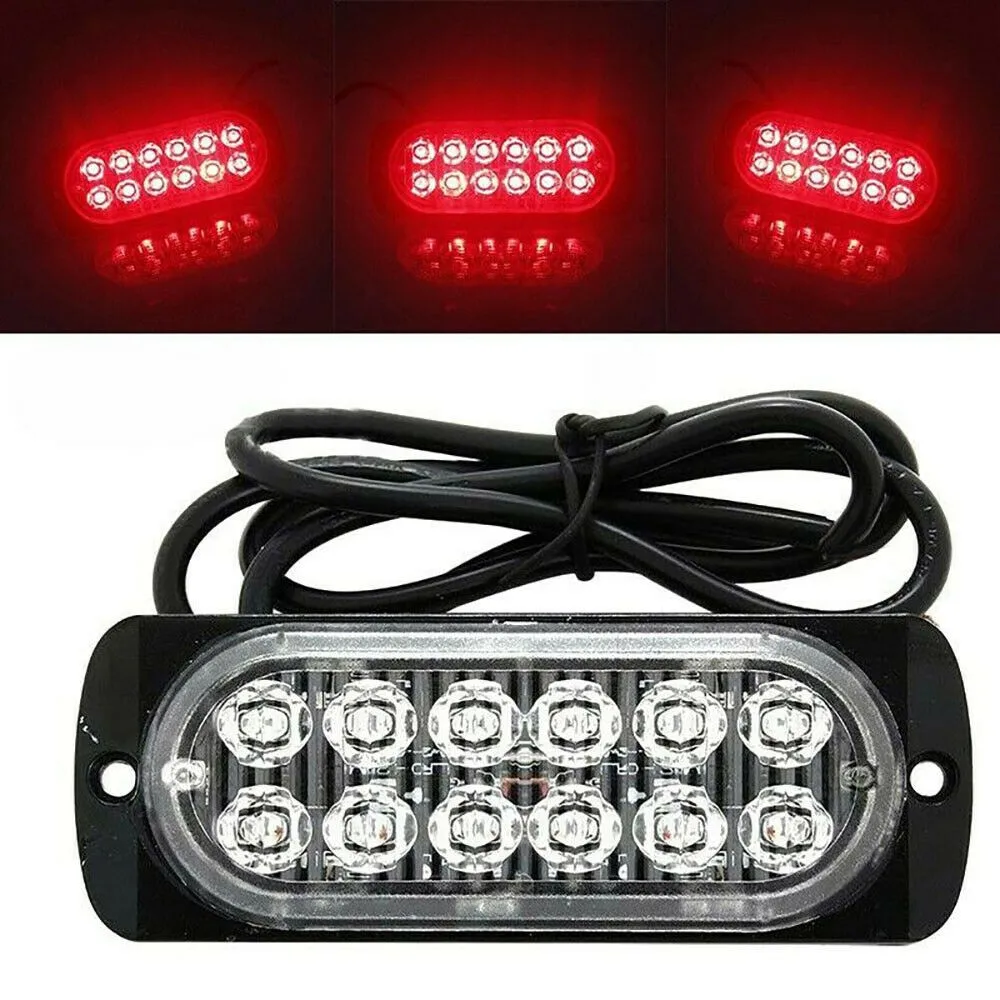 2PCS Car Rear Red Fog 12LED 36W LED Urgent Light Urgent Working Fog or Truck Car Van Bus Cab
2PCS Car Rear Red Fog 12LED 36W LED Urgent Light Urgent Working Fog or Truck Car Van Bus Cab