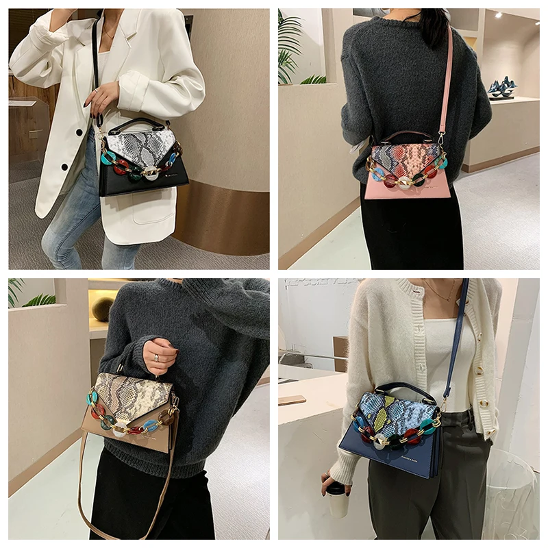 Fashion Brand Women Bag Serpentine PU Leather Messenger Bag Designer Chain Shoulder Crossbody Bag Women Handbag Bolso Mujer
Fashion Brand Women Bag Serpentine PU Leather Messenger Bag Designer Chain Shoulder Crossbody Bag Women Handbag Bolso Mujer