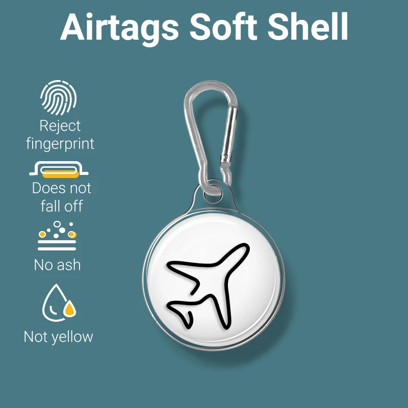 Silicone Protector Cover Keychain For AirTags Shockproof Anti-scratch Transparent Protective Case Key Holder Air Tag Apple Shell
Silicone Protector Cover Keychain For AirTags Shockproof Anti-scratch Transparent Protective Case Key Holder Air Tag Apple Shell