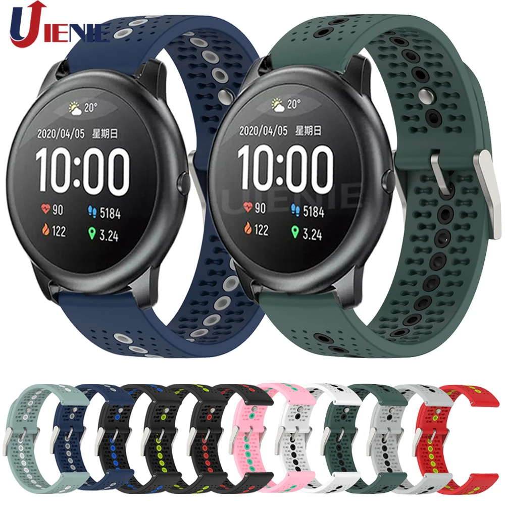 22mm Silicone Watch Band for Xiaomi Haylou Solar LS05 / RT LS05S Strap Watchband Sport Bracelet Replacement Wristband correa
22mm Silicone Watch Band for Xiaomi Haylou Solar LS05 / RT LS05S Strap Watchband Sport Bracelet Replacement Wristband correa