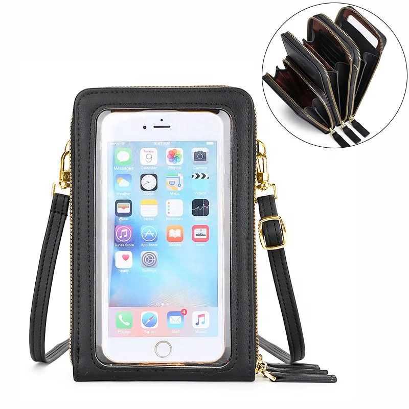 Emerald Fashion Pu Leather Shoulder Messenger Bag Multicolor Mini Coin Purse Transparent Touch Screen Mobile Phone Bag
Emerald Fashion Pu Leather Shoulder Messenger Bag Multicolor Mini Coin Purse Transparent Touch Screen Mobile Phone Bag