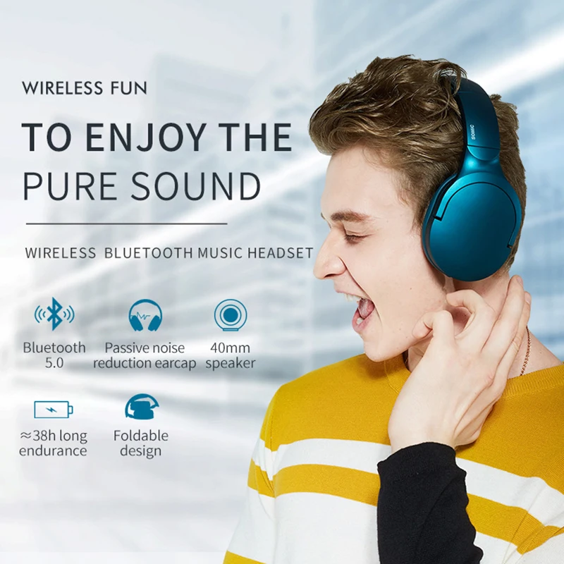 SOMIC Wireless Bluetooth Headphone with HI-FI Stereo Detachable Cat Ear on-Ear Bluetooth EarPhone
SOMIC Wireless Bluetooth Headphone with HI-FI Stereo Detachable Cat Ear on-Ear Bluetooth EarPhone