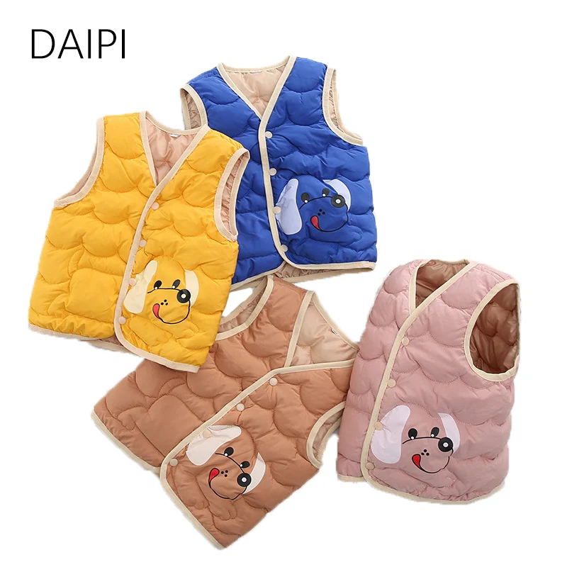 New Children Warm Down Vest Autumn Boys Girls Thicken Waistcoat Outerwear Baby Jacket Vests Toddler Kids Clothes for 1-7 Years
New Children Warm Down Vest Autumn Boys Girls Thicken Waistcoat Outerwear Baby Jacket Vests Toddler Kids Clothes for 1-7 Years
