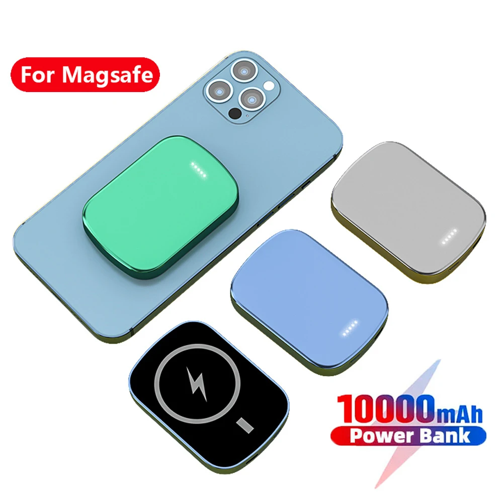 Magnetic Power Bank For Magsafe Charger 10000mAh External Battery For iPhone12 Pro Max Mini 15W Fast Wireless Charging PowerBank
Magnetic Power Bank For Magsafe Charger 10000mAh External Battery For iPhone12 Pro Max Mini 15W Fast Wireless Charging PowerBank