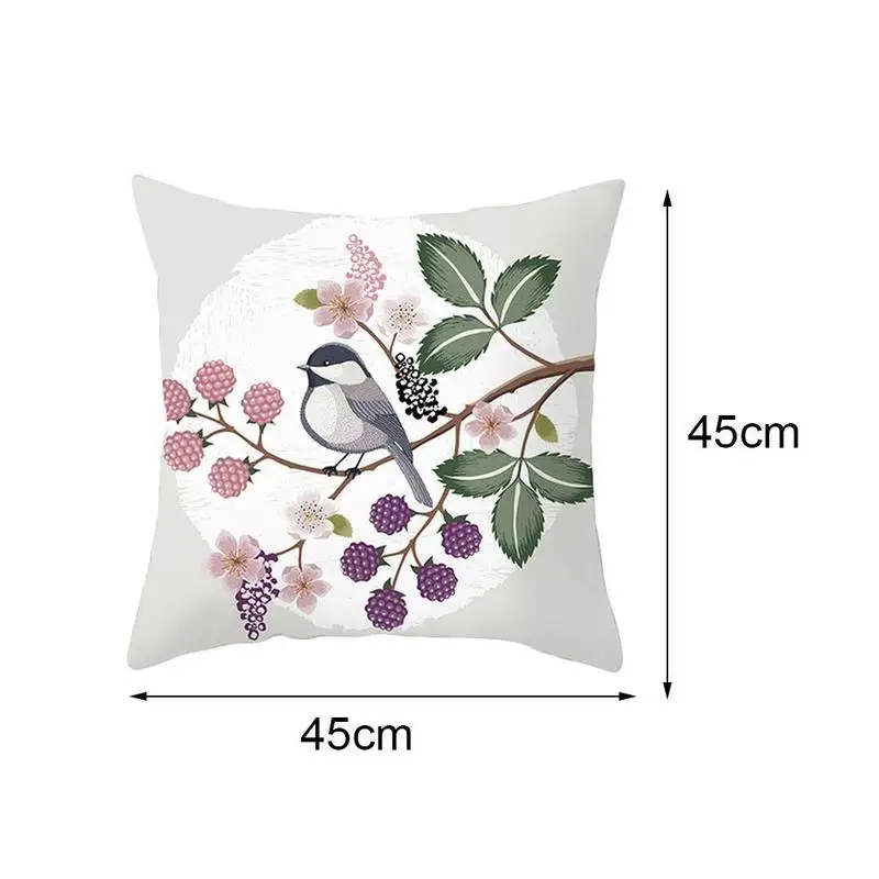 Flora Pattern Throw Pillow Case Vintage Watercolor Flora Bird Cushion Covers for Home Sofa Chair Decorative Pillowcases
Flora Pattern Throw Pillow Case Vintage Watercolor Flora Bird Cushion Covers for Home Sofa Chair Decorative Pillowcases