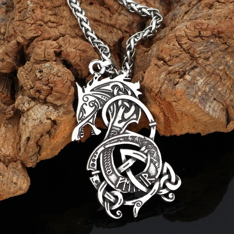 Vintage Viking Rune Dragon Men's Pendant Necklace Exquisite Fashion Viking Power Men's Jewelry Accessories 2021 Trend
Vintage Viking Rune Dragon Men's Pendant Necklace Exquisite Fashion Viking Power Men's Jewelry Accessories 2021 Trend
