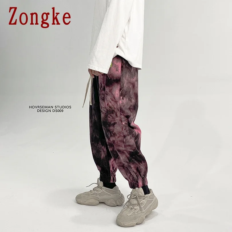 Zongke Tie-dye Hip Hop Streetwear Pants Men Clothing Japanese Fashion Sweatpants Men Korean Fashion Mens Pants M-5XL 2021 New
Zongke Tie-dye Hip Hop Streetwear Pants Men Clothing Japanese Fashion Sweatpants Men Korean Fashion Mens Pants M-5XL 2021 New
