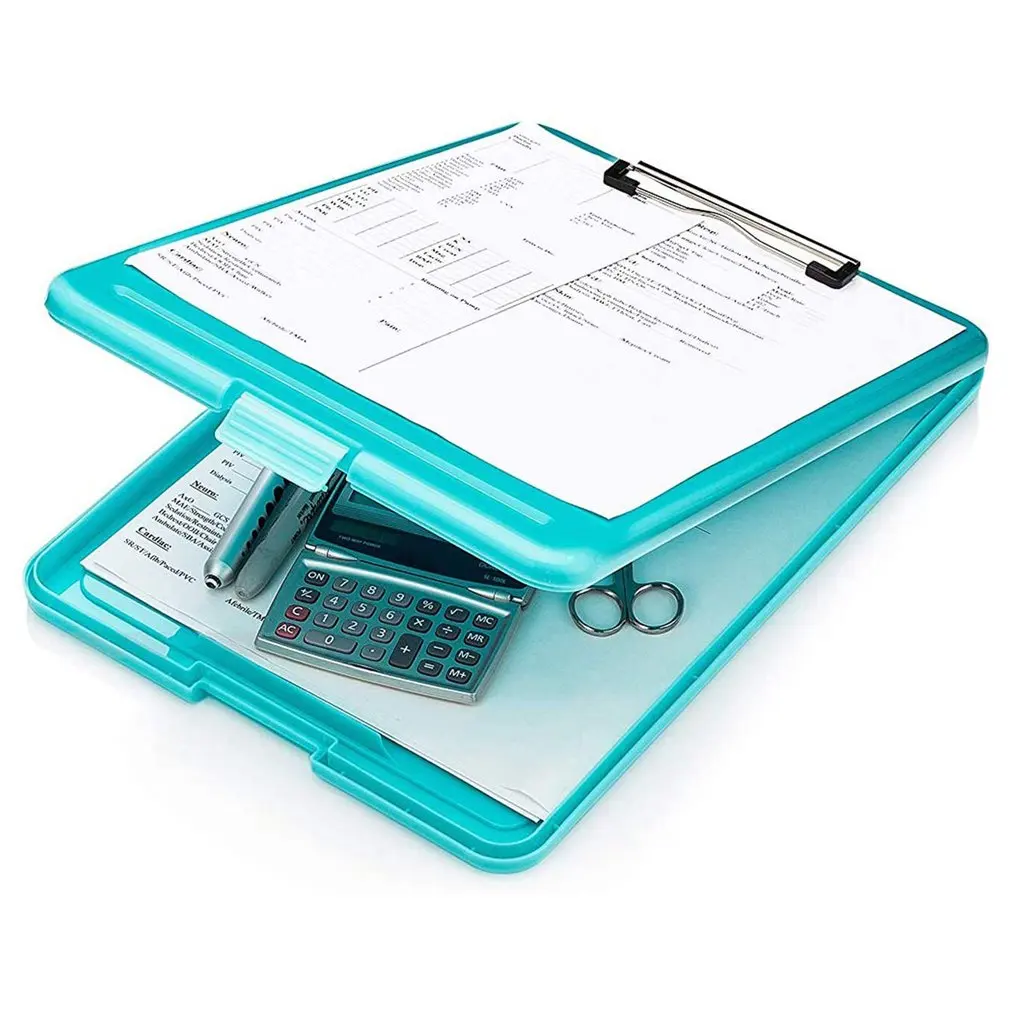 Multifunctional PP File Box A4 Writing Board With Pen Slot Clips Clipboards Clamp Portable File Storage Box File Box Openable
Multifunctional PP File Box A4 Writing Board With Pen Slot Clips Clipboards Clamp Portable File Storage Box File Box Openable
