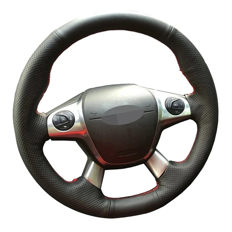 Anti-Slip Black Artificial Leather Car Steering Wheel Cover For Ford Focus 3 2012-2014 KUGA Escape 2013-2016 Car Accessories
Anti-Slip Black Artificial Leather Car Steering Wheel Cover For Ford Focus 3 2012-2014 KUGA Escape 2013-2016 Car Accessories