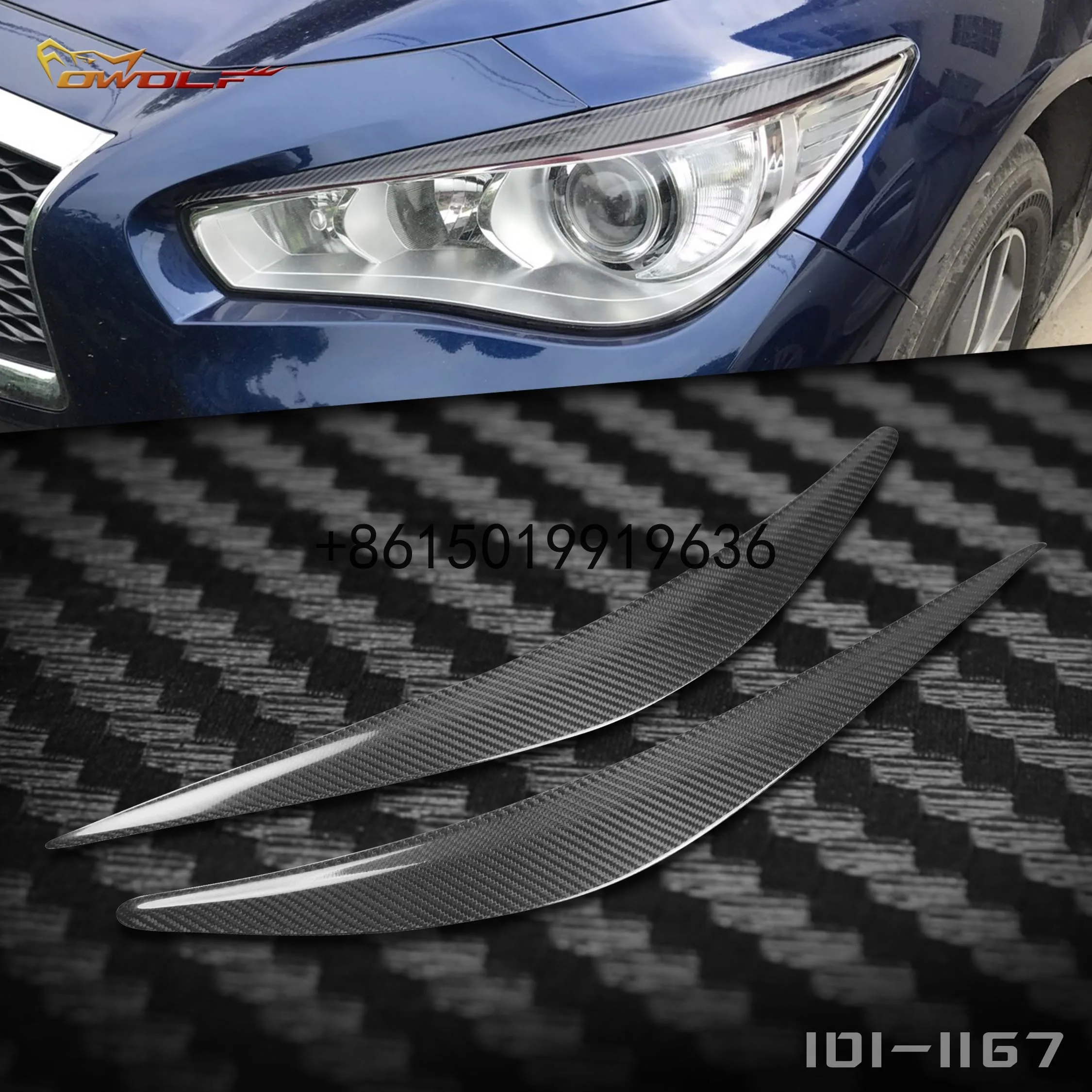 14-17 for Infiniti q50l carbon fiber lamp eyebrow modification decoration lamp eyebrow paste sticker 
14-17 for Infiniti q50l carbon fiber lamp eyebrow modification decoration lamp eyebrow paste sticker