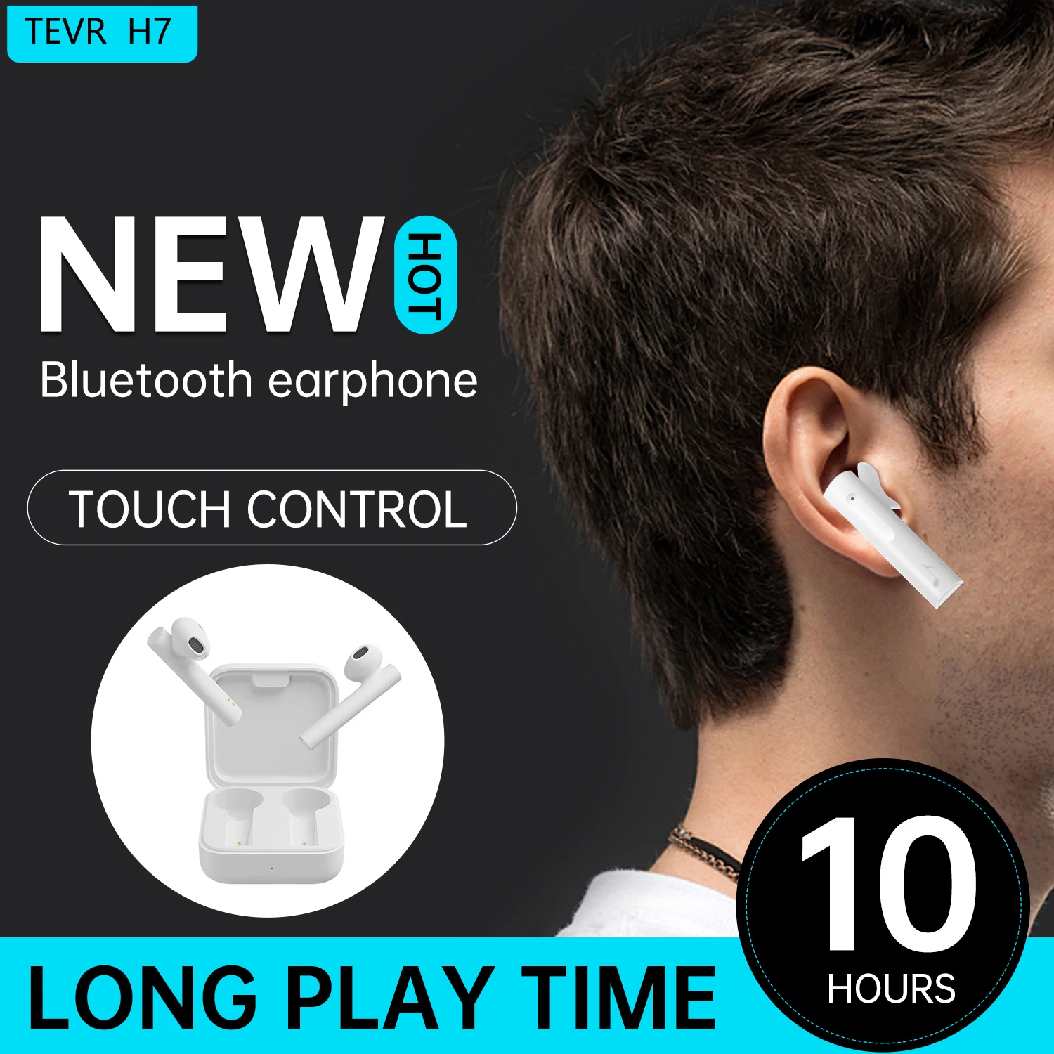 Оригинальные Bluetooth-наушники TEVR H7 TWS, беспроводные наушники с микрофоном, гарнитура Bluetooth 5,0 + EDR
Оригинальные Bluetooth-наушники TEVR H7 TWS, беспроводные наушники с микрофоном, гарнитура Bluetooth 5,0 + EDR
