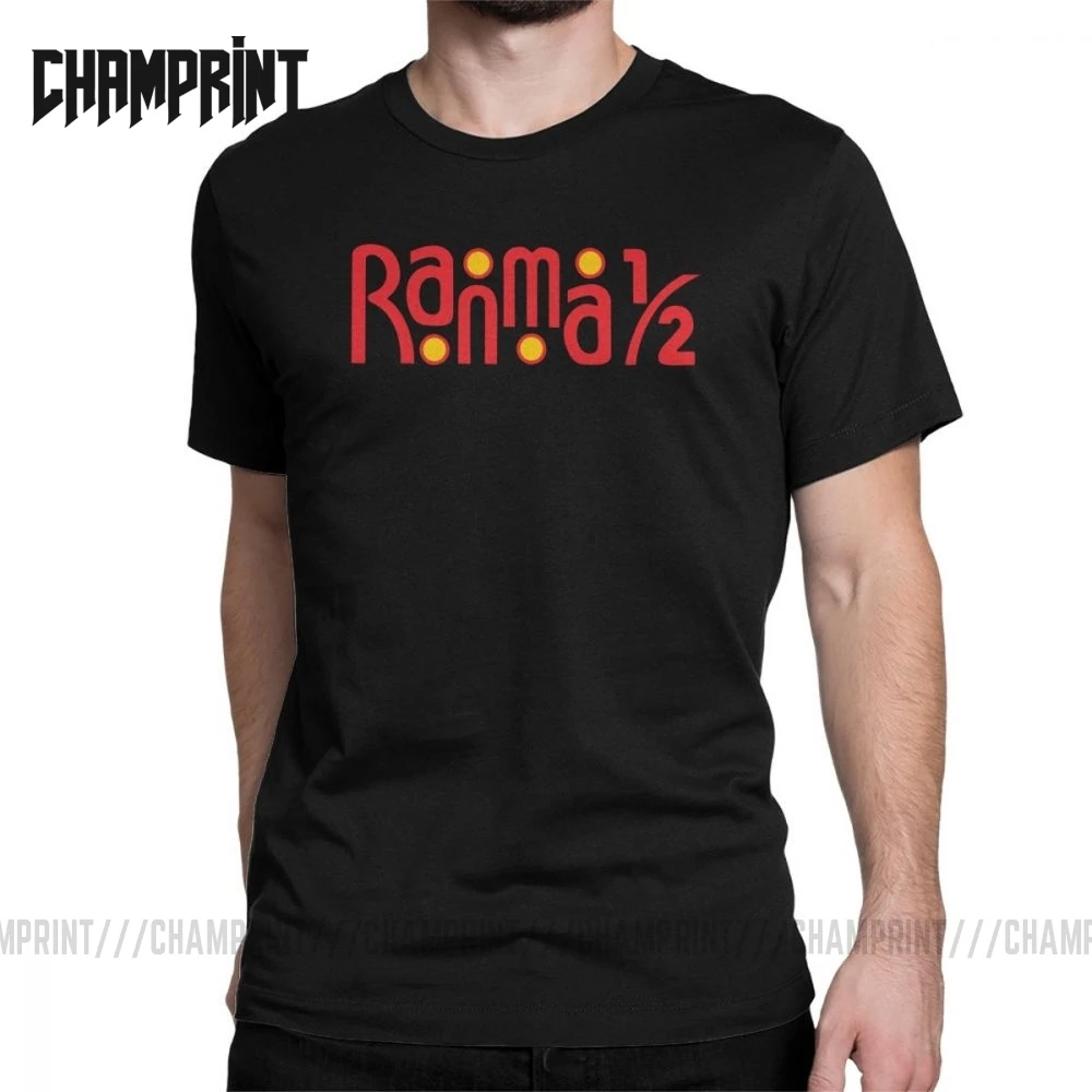 Мужская хлопковая футболка с коротким рукавом Ranma 12 аниме Akane P Chan Ryoga Rumiko Martial Pig