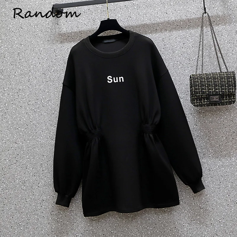 Plus Size 4XL Women High Street Oversize Sweatershirt Dress Long Sleeve Letter Print Korean Chic Loose Black Dresses Clothing
Plus Size 4XL Women High Street Oversize Sweatershirt Dress Long Sleeve Letter Print Korean Chic Loose Black Dresses Clothing