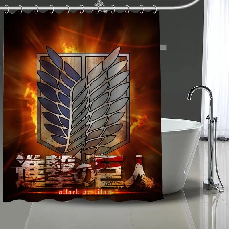 Attack on Titan Shower Curtains Custom Bathroom Curtain Waterproof Bathroom Fabric Polyester Shower Curtain 1pcs custom
Attack on Titan Shower Curtains Custom Bathroom Curtain Waterproof Bathroom Fabric Polyester Shower Curtain 1pcs custom