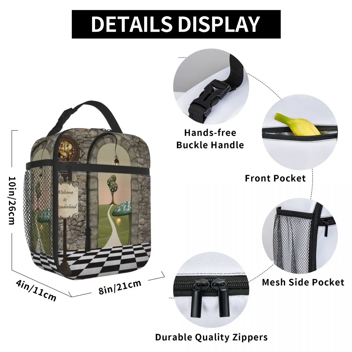 Fairy Tale Lunch Bag for Women Men Large Insulated Lunch Box with Water Bottle Holder and Pockets
Fairy Tale Lunch Bag for Women Men Large Insulated Lunch Box with Water Bottle Holder and Pockets