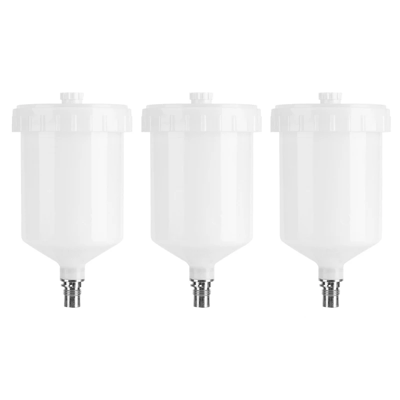 3X 600Ml Plastic Hvlp Paint Cup Pot For Sata Sprayer Cup Connector Jet Paint Sprayer 
3X 600Ml Plastic Hvlp Paint Cup Pot For Sata Sprayer Cup Connector Jet Paint Sprayer