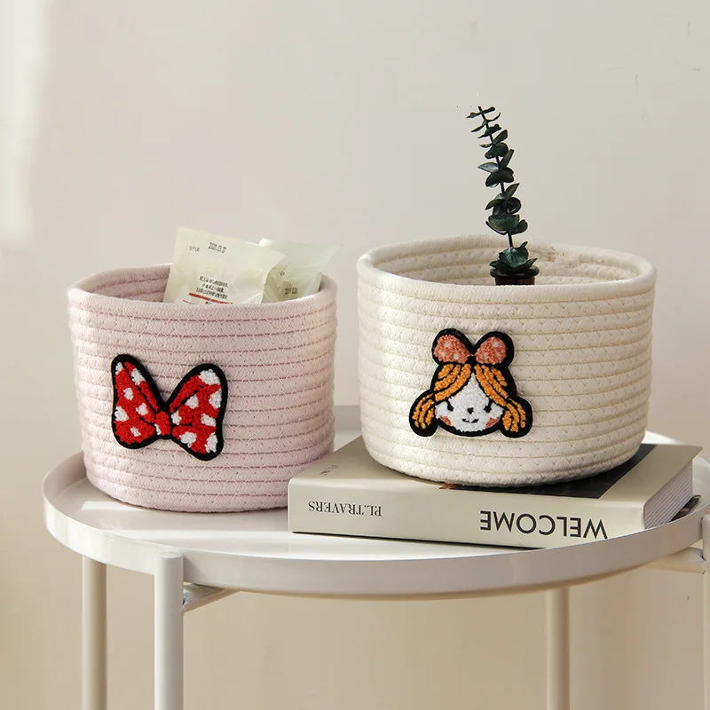 Disney Desktop Storage Box Cotton Thread Bedside Storage Basket Coffee Table Key Cosmetic Storage Box Desk organizer
Disney Desktop Storage Box Cotton Thread Bedside Storage Basket Coffee Table Key Cosmetic Storage Box Desk organizer
