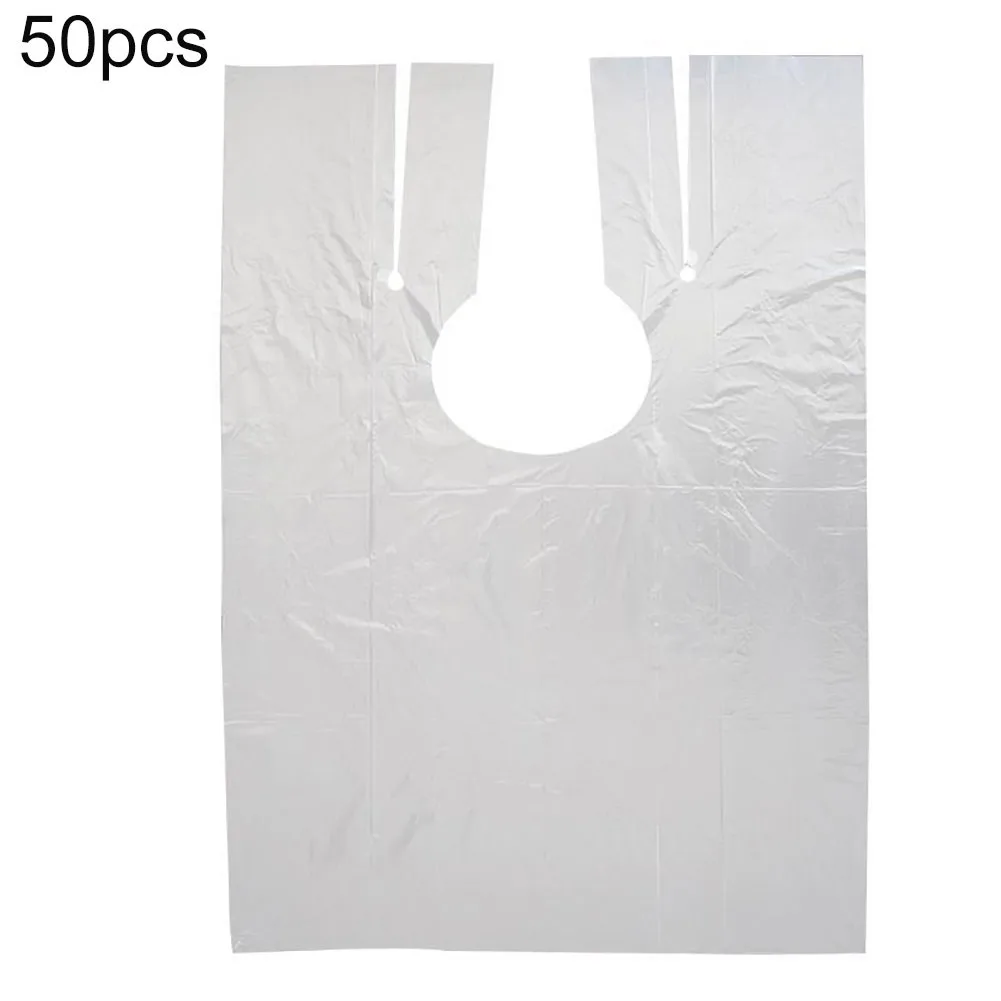 50Pcs Disposable Hairdressing Cape Extra Large Thick Waterproof Hair Salon Apron Stop The Flying Spit for Summer
50Pcs Disposable Hairdressing Cape Extra Large Thick Waterproof Hair Salon Apron Stop The Flying Spit for Summer