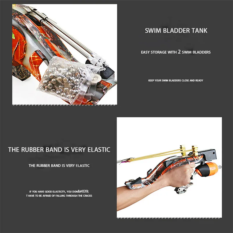 Overlord slingshot fish shooting dart infrared laser fishing and hunting outdoor competitive fishing fishing reel three card rub