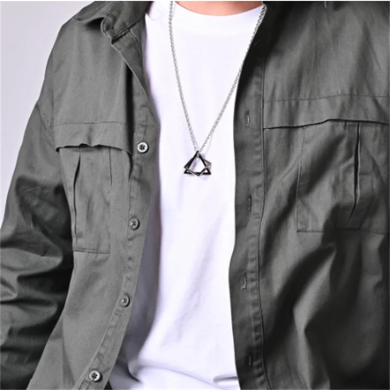 Geometry Interlocking Square Triangle Male Pendant for Men Trendy Geometric Stacking Streetwear Necklace Wholesale
Geometry Interlocking Square Triangle Male Pendant for Men Trendy Geometric Stacking Streetwear Necklace Wholesale
