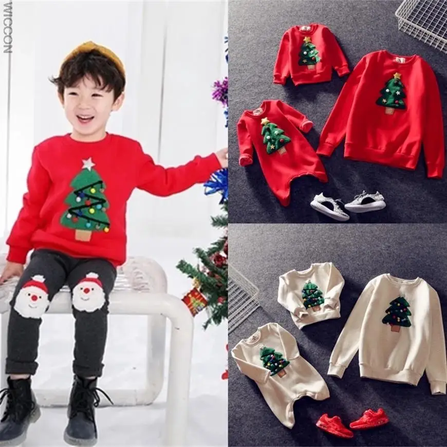 Mommy and Me Christmas Family Matching Clothes New Year Women Kids homewear Hoodie Sweaters Xmas Tree Embroidery Good Quality 
Mommy and Me Christmas Family Matching Clothes New Year Women Kids homewear Hoodie Sweaters Xmas Tree Embroidery Good Quality
