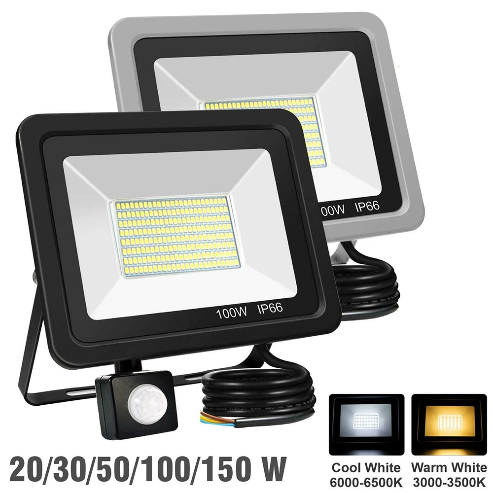 30/50/100/200W LED Floodlight 220V PIR Motion Sensor Security Spotlights Outdoor Waterproof Wall Reflector Lighting Garden Lamp
30/50/100/200W LED Floodlight 220V PIR Motion Sensor Security Spotlights Outdoor Waterproof Wall Reflector Lighting Garden Lamp