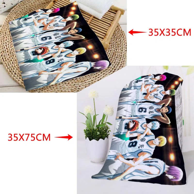 Custom Kuroko no Basket Printed Square Towels Microfiber Absorbent Quick-dry Towel cotton Kids Beathroom washcloth handkerchief
Custom Kuroko no Basket Printed Square Towels Microfiber Absorbent Quick-dry Towel cotton Kids Beathroom washcloth handkerchief
