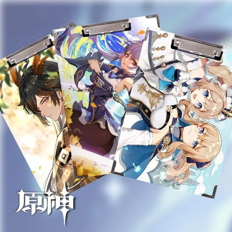 Cute Board Genshin Impact Cartoon Clipboard Student Decorative School Supply Children Stationery Stainless Steel Office Supplies
Cute Board Genshin Impact Cartoon Clipboard Student Decorative School Supply Children Stationery Stainless Steel Office Supplies