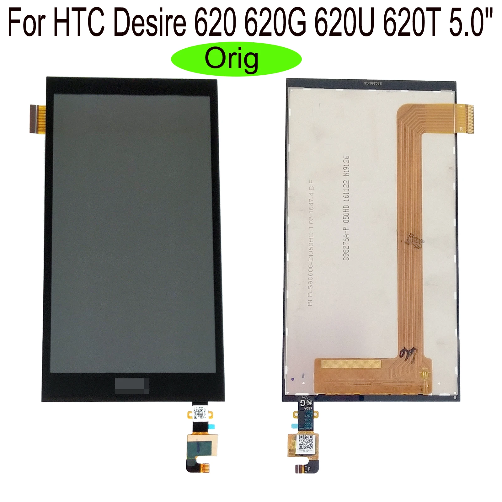 Оригинальный 5-дюймовый ЖК-дисплей с сенсорным экраном для HTC Desire 620 620G 620U 620T
Оригинальный 5-дюймовый ЖК-дисплей с сенсорным экраном для HTC Desire 620 620G 620U 620T