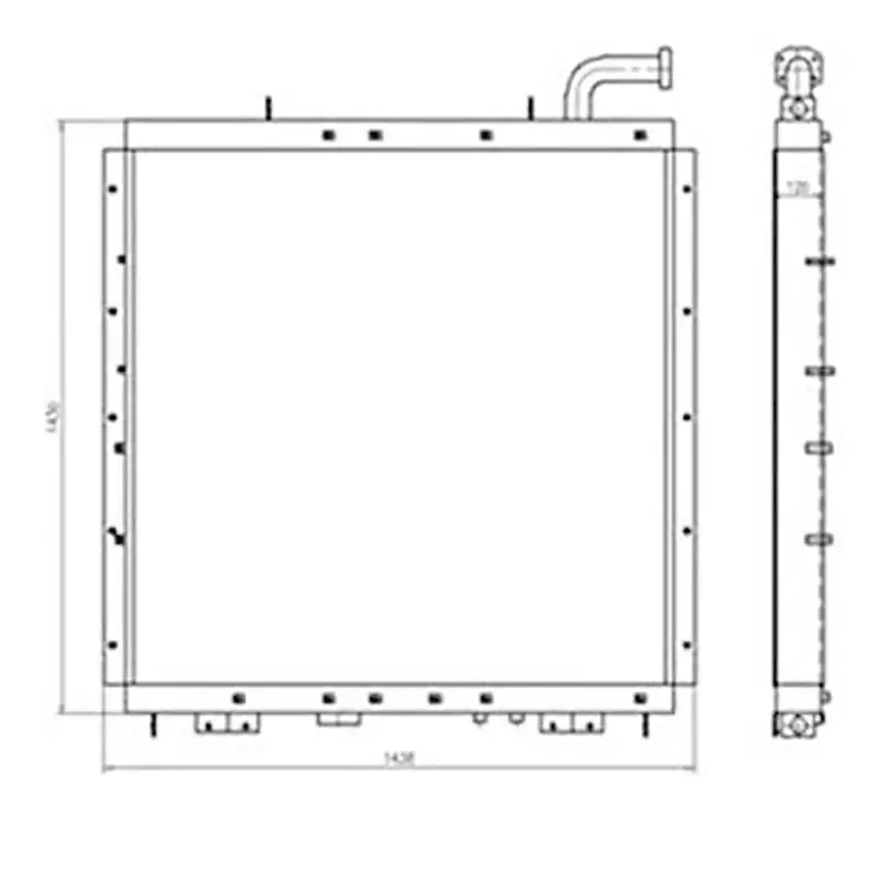 Oil Cooler 21N-03-31311 21N-03-41120 for Komatsu PC1100-6 PC1250-7 PC1250-8 Excavator
Oil Cooler 21N-03-31311 21N-03-41120 for Komatsu PC1100-6 PC1250-7 PC1250-8 Excavator