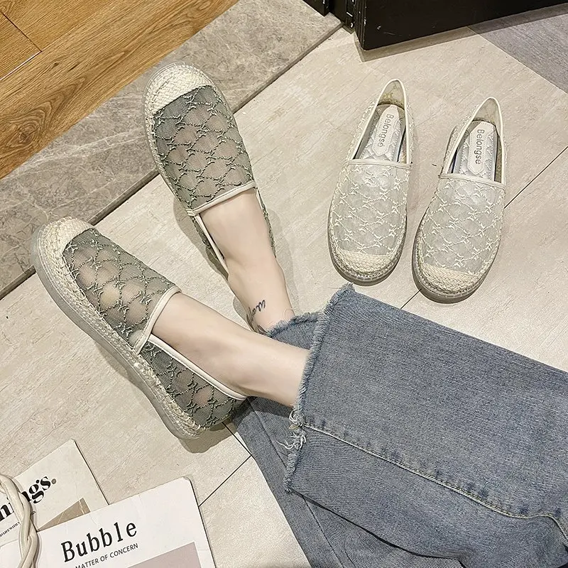 Women Shoes Breathable Mesh Sewing Straw Women Footwear Slip On Casual Soft Women Flat Shoe 2021 Spring Women's Loafers Shoes
Women Shoes Breathable Mesh Sewing Straw Women Footwear Slip On Casual Soft Women Flat Shoe 2021 Spring Women's Loafers Shoes
