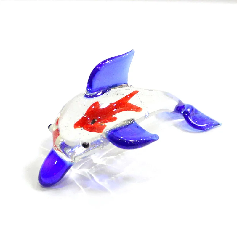 Miniature Figurine Murano Glass Dolphin Crafts Ornaments Creative Cute Sea Animals Home Desk Decor Exquisite Xmas Gifts For Kids
Miniature Figurine Murano Glass Dolphin Crafts Ornaments Creative Cute Sea Animals Home Desk Decor Exquisite Xmas Gifts For Kids