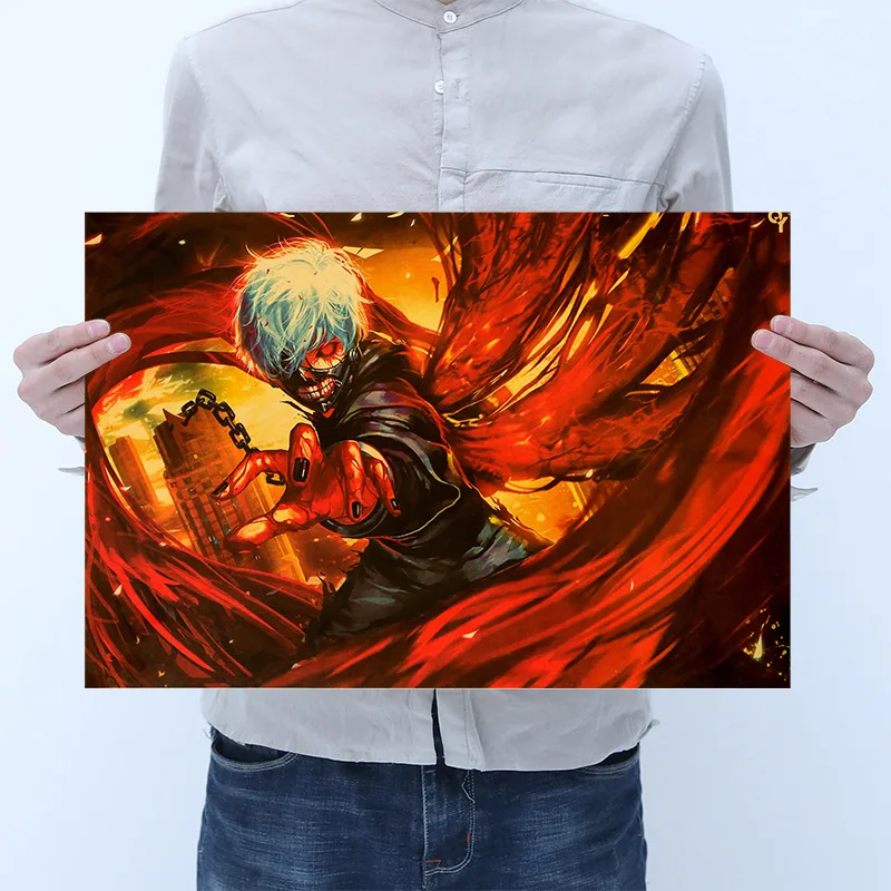 Classic Animation Tokyo Ghoul Movie A Style Poster Retro Kraft Paper Wall Sticker 51.5x36cm Dorm Room Decoration Painting
Classic Animation Tokyo Ghoul Movie A Style Poster Retro Kraft Paper Wall Sticker 51.5x36cm Dorm Room Decoration Painting