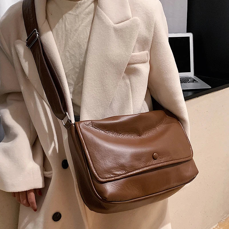 High Quality Women Pu Leather Shoulder Messenger Bags Fashion Designer Large Capacity Ladies Crossbody Bags for Women Tote Bag
High Quality Women Pu Leather Shoulder Messenger Bags Fashion Designer Large Capacity Ladies Crossbody Bags for Women Tote Bag