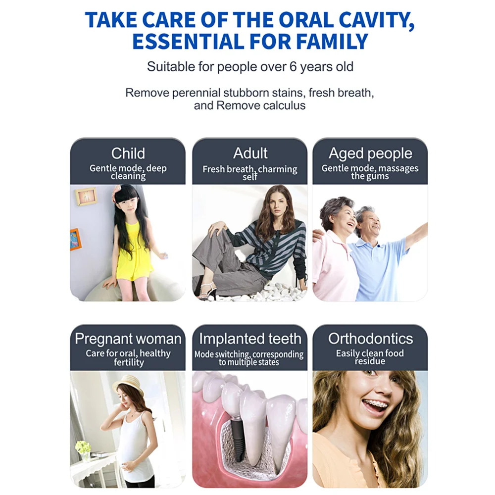 Intelligent Ultrasonic Calculus Remover Dental Scaling Electric Scaler Sonic Smoke Plaque Teeth Cleaner Tooth Stain Oral Care 
Intelligent Ultrasonic Calculus Remover Dental Scaling Electric Scaler Sonic Smoke Plaque Teeth Cleaner Tooth Stain Oral Care