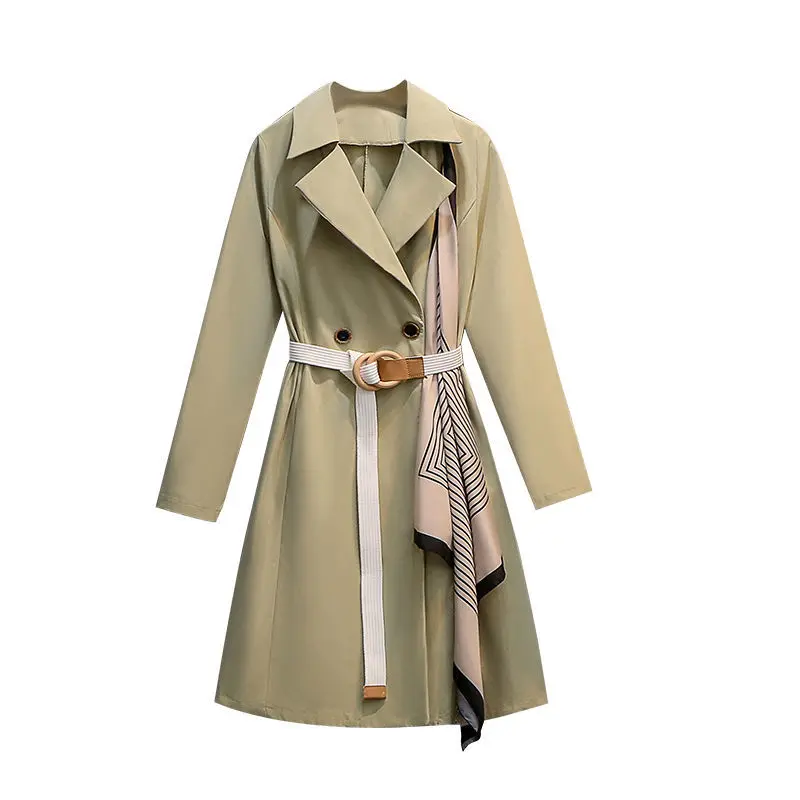Plus Size Women's 2021 Spring and Autumn New Western Style Windbreaker Women's Mid-length Slim Slimming Coat Women's All-match
Plus Size Women's 2021 Spring and Autumn New Western Style Windbreaker Women's Mid-length Slim Slimming Coat Women's All-match