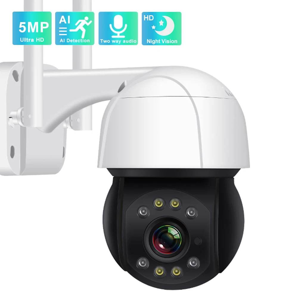 Dome Security Camera WiFi 4X Digital Zoom Night Vision Wireless Surveillance Camera Outdoor 5MP/3MP/2MP Ultra HD Speed
Dome Security Camera WiFi 4X Digital Zoom Night Vision Wireless Surveillance Camera Outdoor 5MP/3MP/2MP Ultra HD Speed