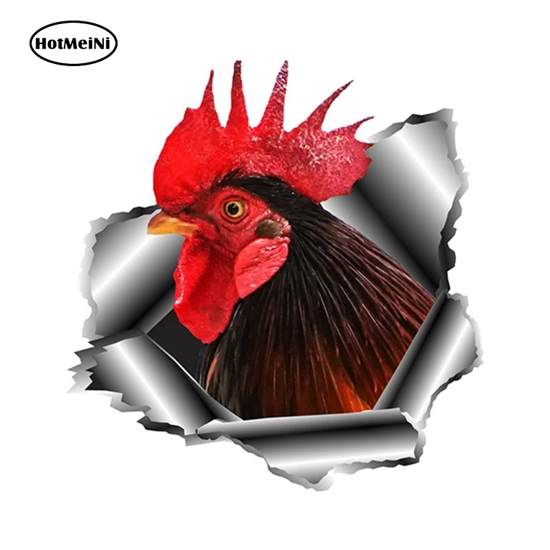 HotMeiNi 13cm x 12.6cm 3D Rooster Vinyl Sticker Torn Metal Decal Animal Car Stickers Window Bumper Decoration Car Styling 
HotMeiNi 13cm x 12.6cm 3D Rooster Vinyl Sticker Torn Metal Decal Animal Car Stickers Window Bumper Decoration Car Styling