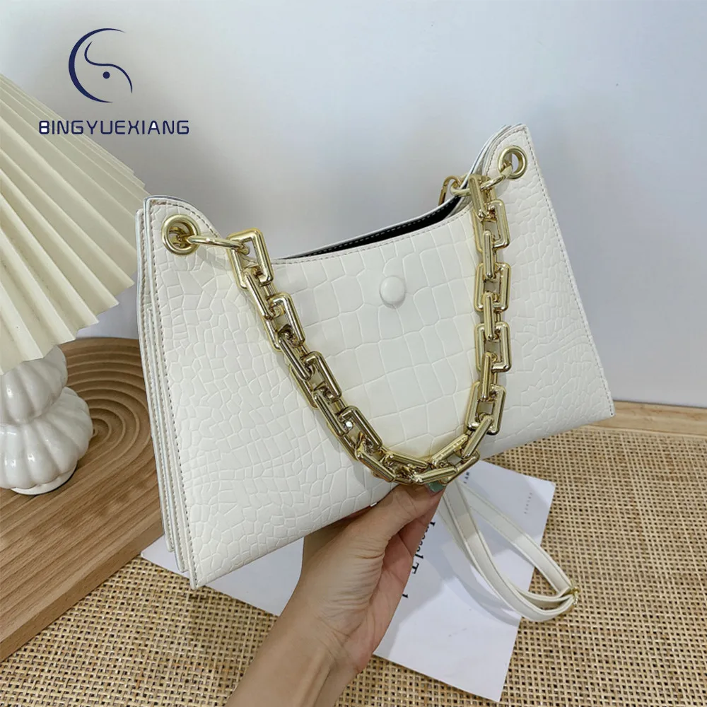Fashion Stone Ladies Shoulder Bag High Quality Leather Women Messenger Bags Chain Shoulder Strap Designer Women's Travel Bag Sac
Fashion Stone Ladies Shoulder Bag High Quality Leather Women Messenger Bags Chain Shoulder Strap Designer Women's Travel Bag Sac