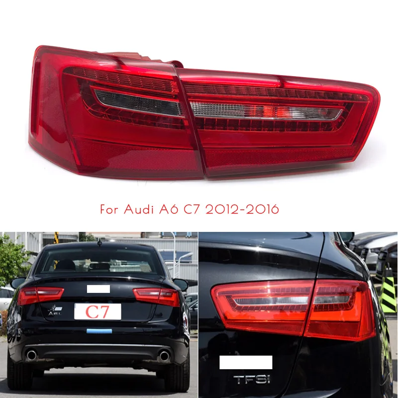 Светодиодный задний фонарь для Audi A6 C7 2012 2013 2014 2015 2016, внутренний внешний задний фонарь в сборе, сигнал поворота, стоп-сигнал, стоп-сигнал
Светодиодный задний фонарь для Audi A6 C7 2012 2013 2014 2015 2016, внутренний внешний задний фонарь в сборе, сигнал поворота, стоп-сигнал, стоп-сигнал
