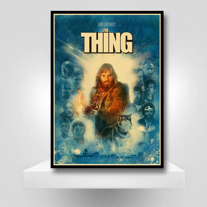 Classic Horror Movie Poster The Thing Retro Posters Decorative Painting Kraft Paper Bedroom Bar Wall Decoration Poster Stickers
Classic Horror Movie Poster The Thing Retro Posters Decorative Painting Kraft Paper Bedroom Bar Wall Decoration Poster Stickers