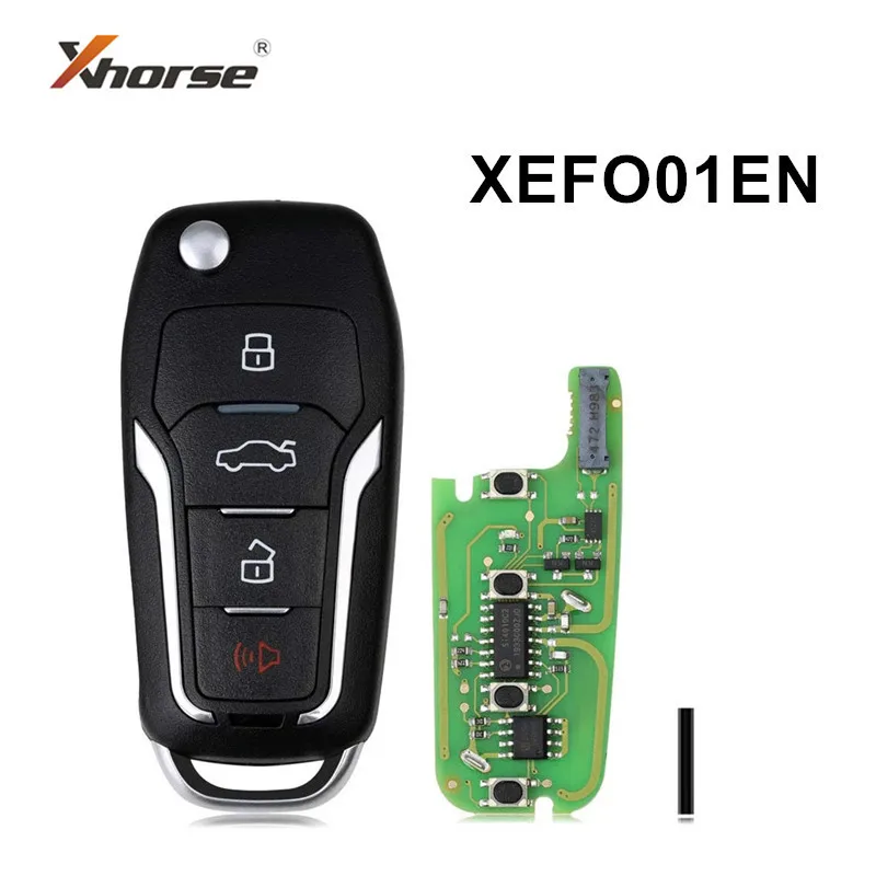 Xhorse XEFO01EN Super Remote Key Flip 4 Buttons Built-in Super Chip English Version for Ford
Xhorse XEFO01EN Super Remote Key Flip 4 Buttons Built-in Super Chip English Version for Ford