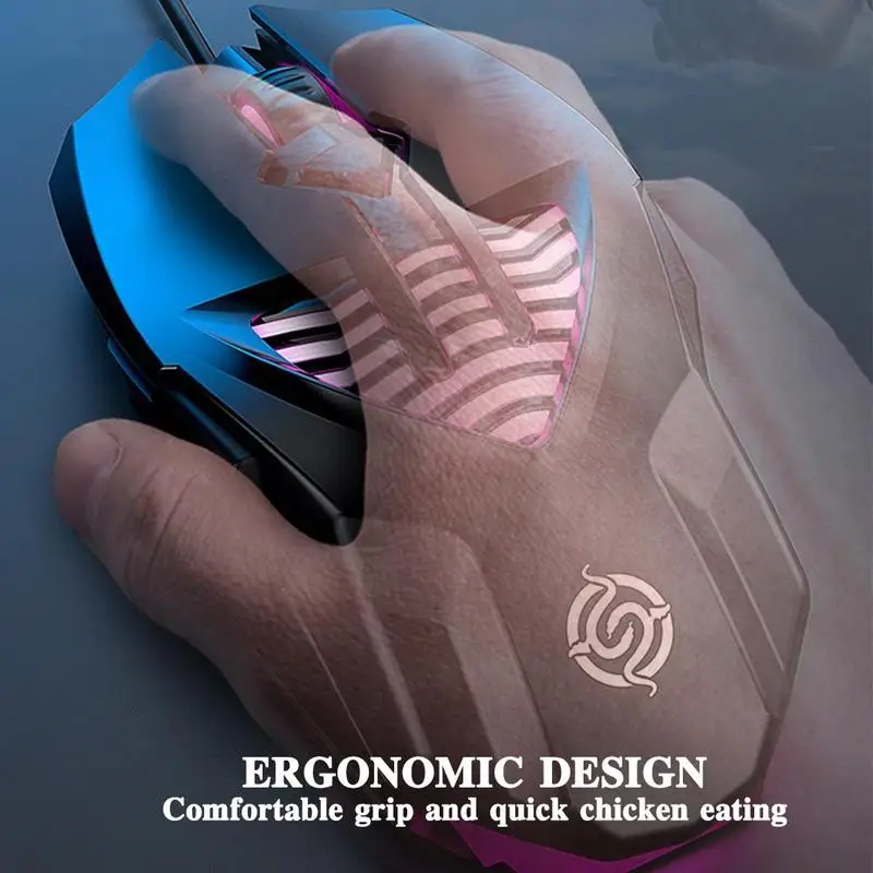 USB Wired Gaming Mouse 3200 Dpi Usb Computer Mouse with 6 Laptop Mice Backlight Gamer Button For Cs Pc M5L5
USB Wired Gaming Mouse 3200 Dpi Usb Computer Mouse with 6 Laptop Mice Backlight Gamer Button For Cs Pc M5L5