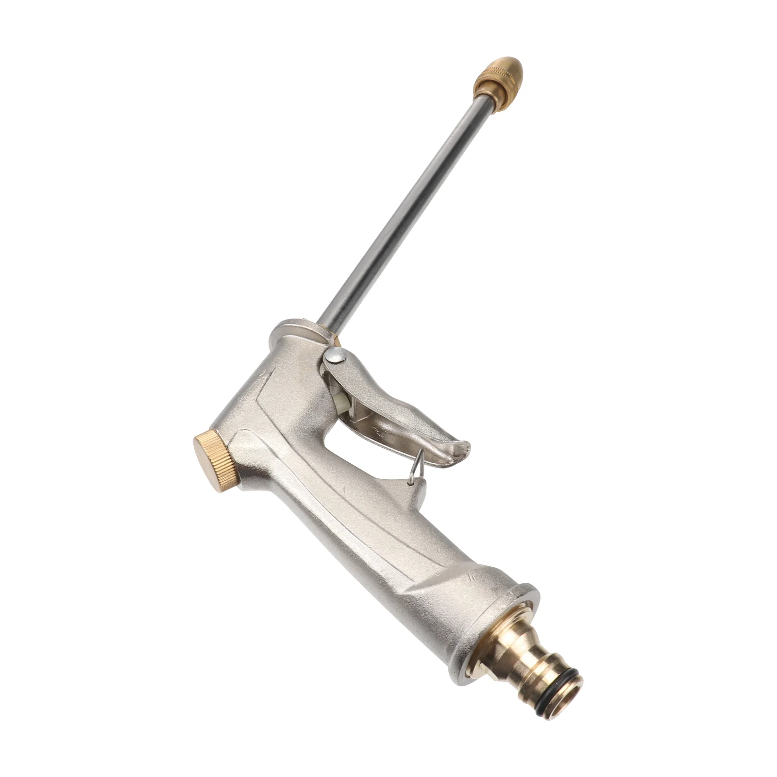 Long Nozzle Full Metal Plating Long Nozzle High Pressure Garden Watering Flower Multi-purpose Water Car Wash Tool(Silver) 
Long Nozzle Full Metal Plating Long Nozzle High Pressure Garden Watering Flower Multi-purpose Water Car Wash Tool(Silver)