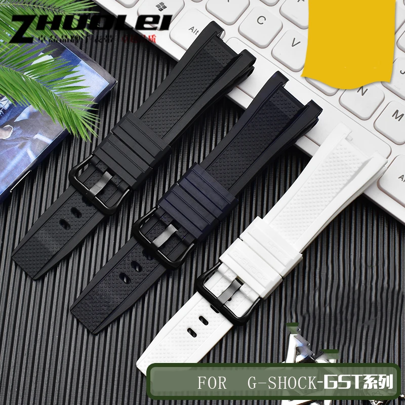 Сменный ремень для часов из силиконовой смолы Casio GSTW110/S130/B100/S100G/S110 G SHOCK|Ремешки