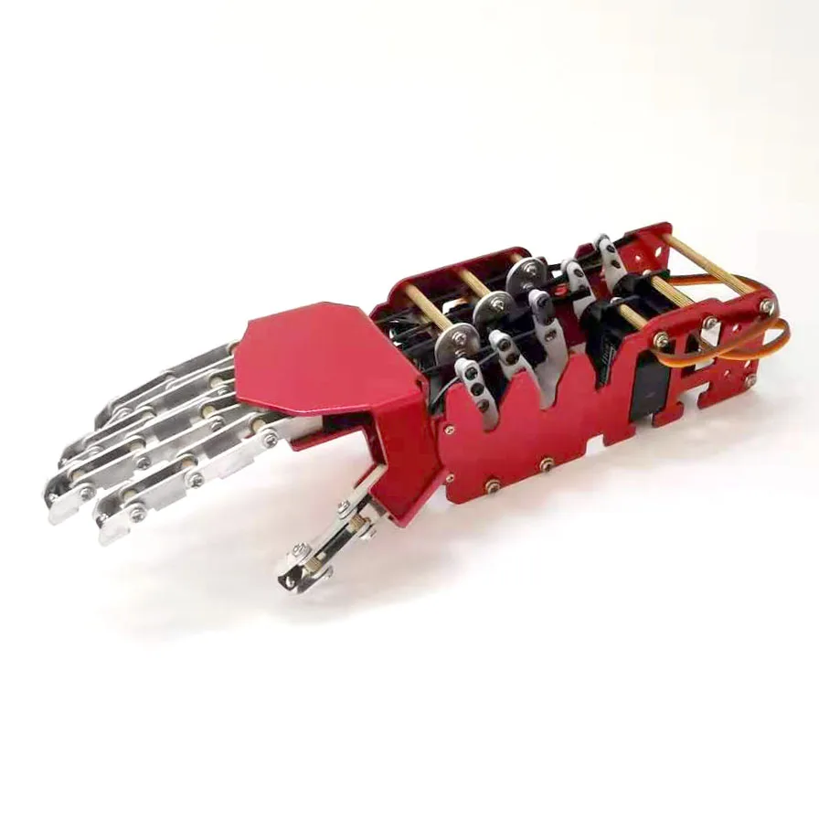 5DOF Robot Hand/Five Fingers/Red/Metal Manipulator Arm/Mini Bionic Gripper DIY | Игрушки и хобби