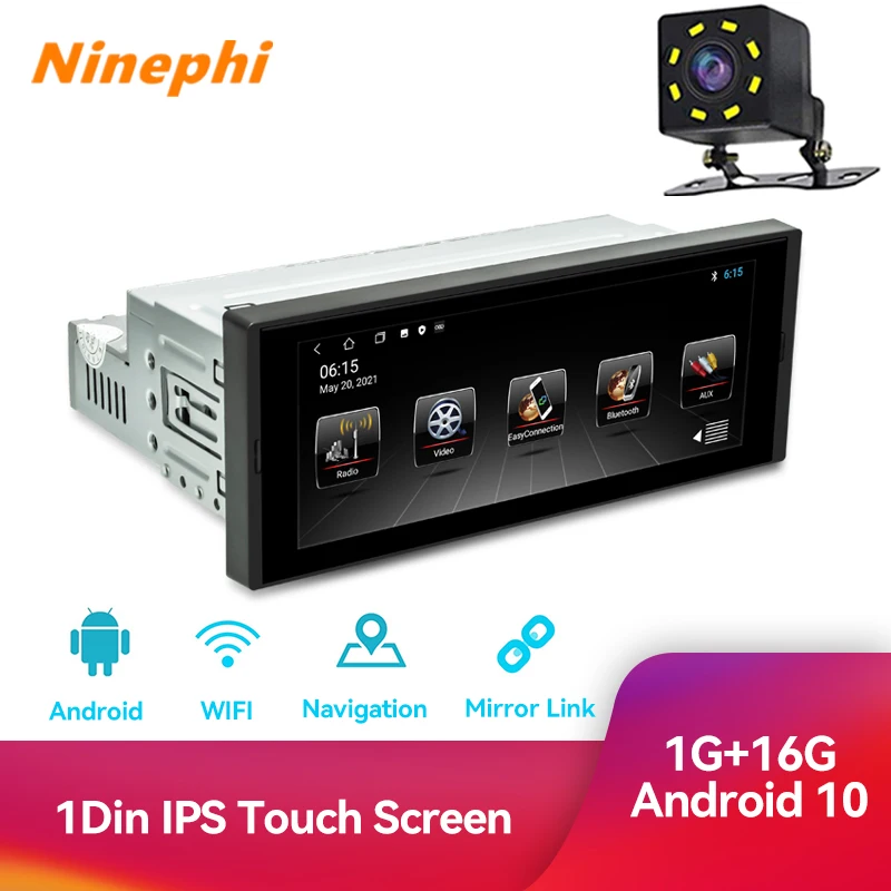 Автомагнитола 1 Din на Android 10,0, мультимедийный плеер с GPS, навигацией, Wi-Fi, Авторадио 1 Din, экран 6,9 дюйма, Bluetooth, Mirrorlink, 1 + 16 Гб
Автомагнитола 1 Din на Android 10,0, мультимедийный плеер с GPS, навигацией, Wi-Fi, Авторадио 1 Din, экран 6,9 дюйма, Bluetooth, Mirrorlink, 1 + 16 Гб